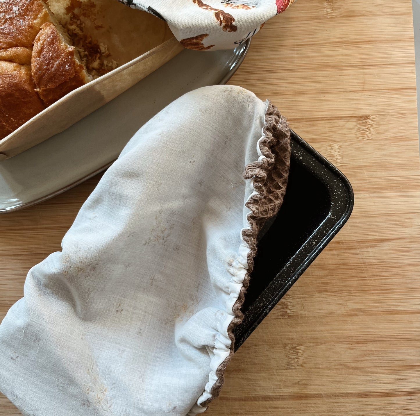 Lot de 2 couvre plats - Taille Plat à cake