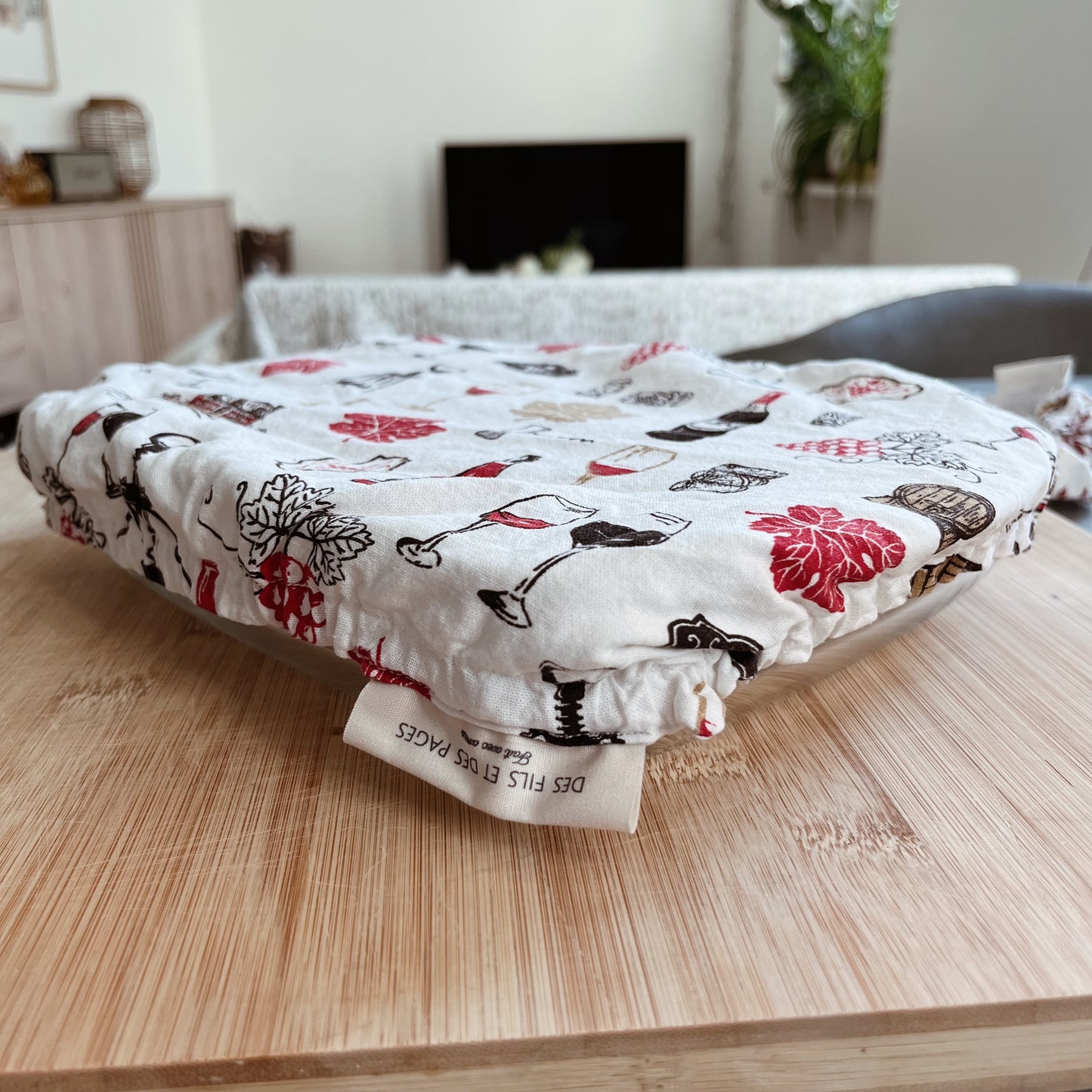 Lot de 2 couvre plats - Taille petit plat rectangulaire