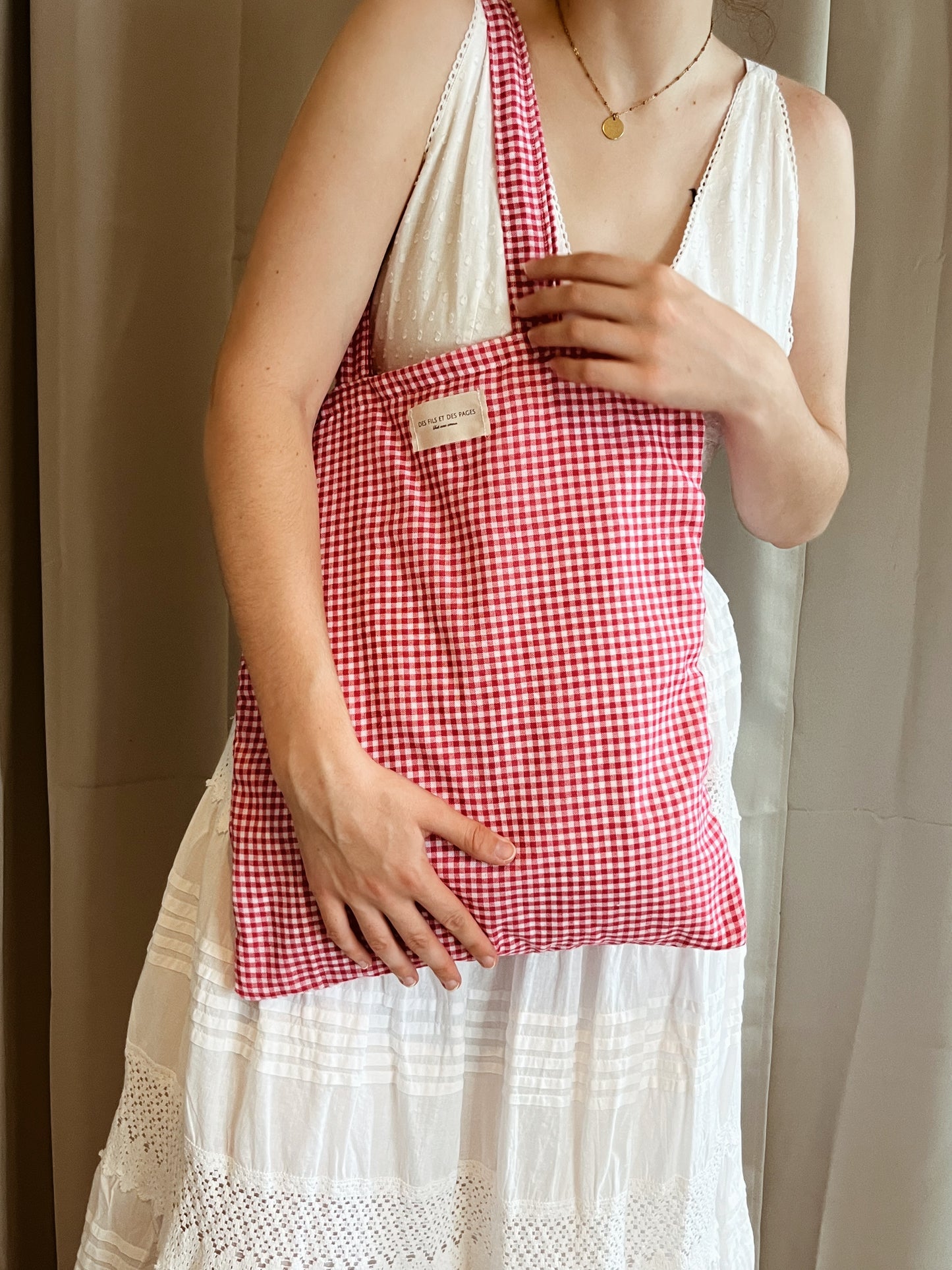 Tote bag Fourre-tout Rayé rouge
