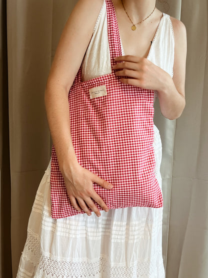 Tote bag Fourre-tout Rayé rouge