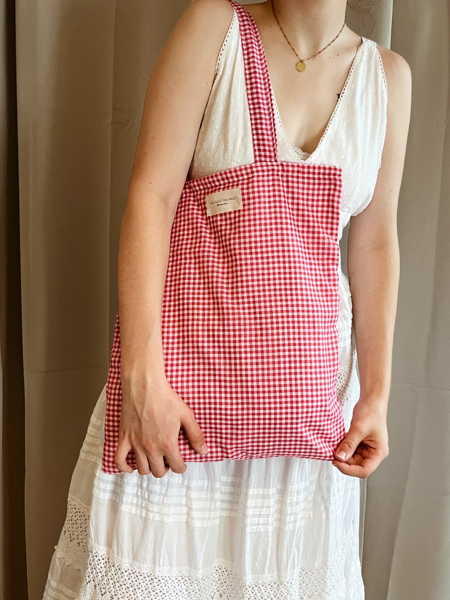 Tote bag Fourre-tout Rayé rouge
