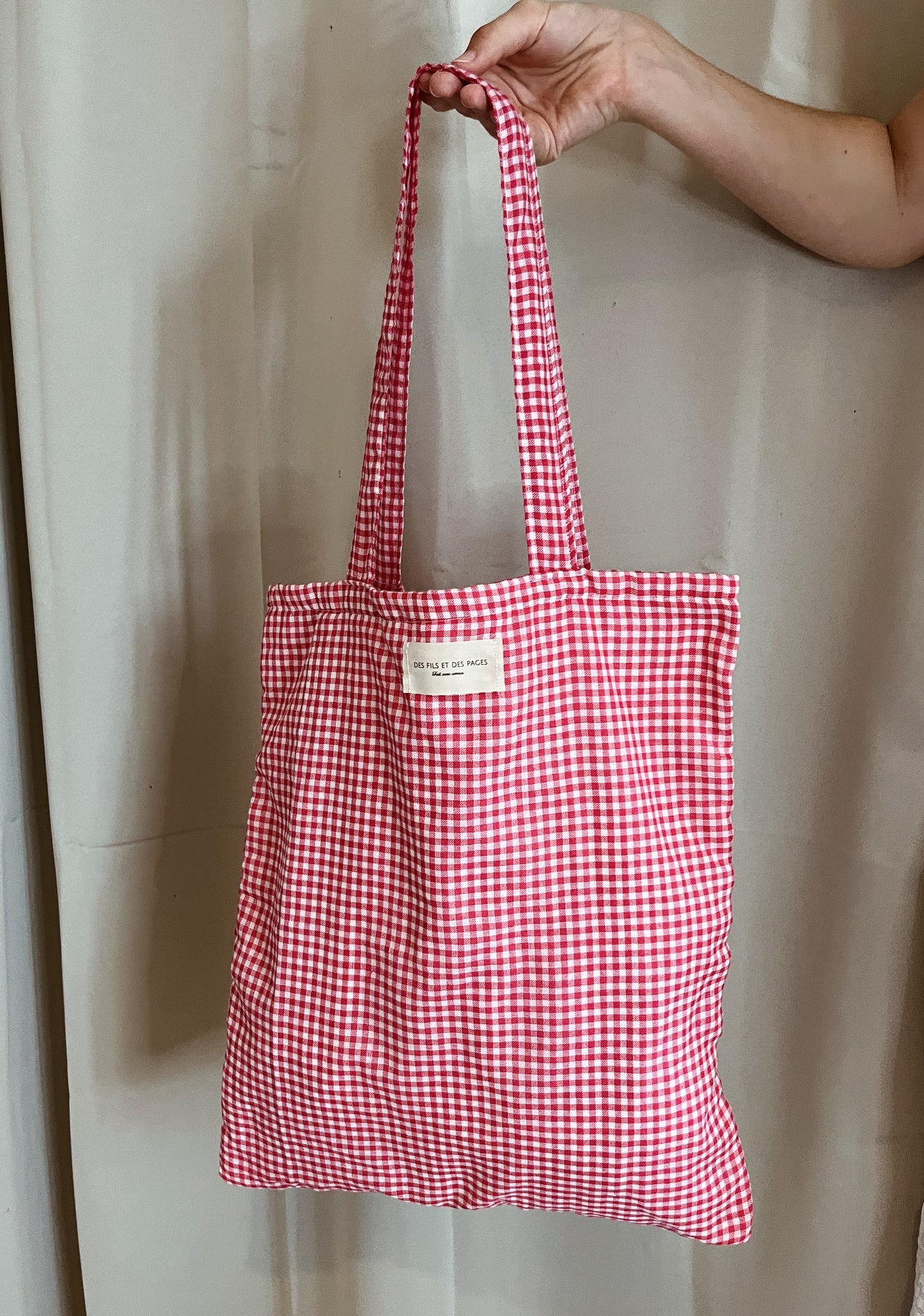 Tote bag Fourre-tout Rayé rouge